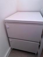 Ikea malm nachtkastje, Minder dan 50 cm, 1 of 2 laden, Ophalen of Verzenden, Zo goed als nieuw