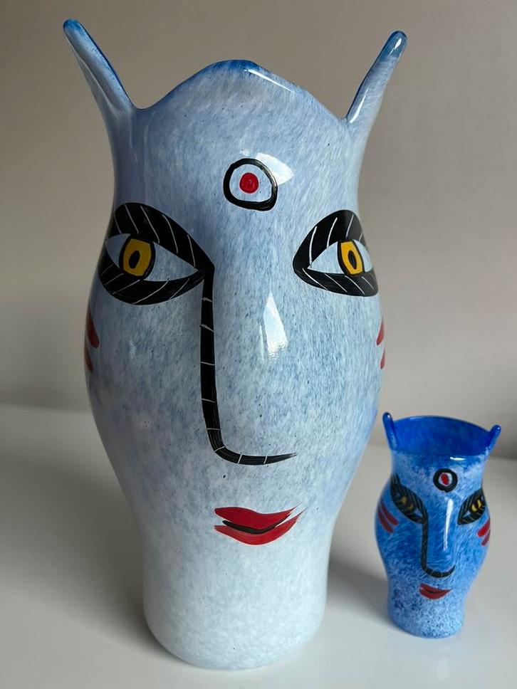 XL Design Kosta Boda ‘Open Minds’ Vaas Ulrica Hydman 80’s, Antiek en Kunst, Kunst | Designobjecten, Ophalen of Verzenden