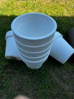 10 Kunststof Planten potten., Tuin, Kunststof, Gebruikt, Minder dan 60 cm