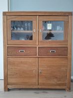 Hender & Hazel teak houten vitrine / servieskast, Ophalen, Gebruikt, 100 tot 150 cm, 100 tot 150 cm