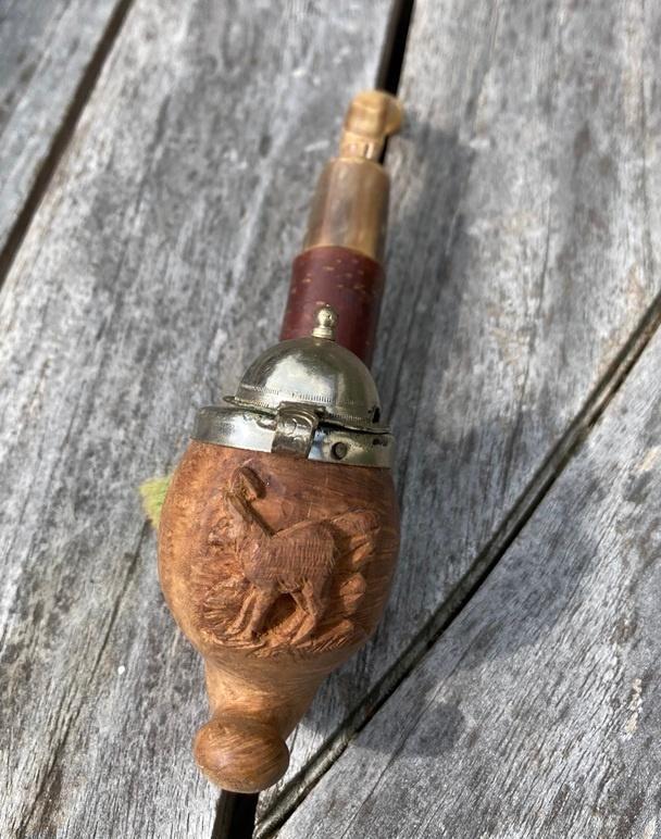 VINTAGE OUDE PIJP, Verzamelen, Rookartikelen, Aanstekers en Luciferdoosjes, Gebruikt, (Water)pijp, Ophalen of Verzenden