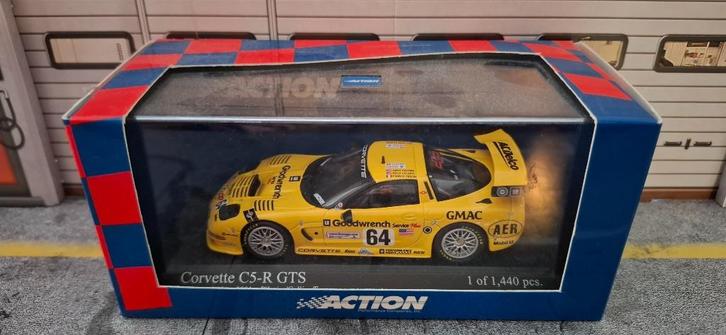 1.43 chevrolet corvette c5-r #64, Hobby en Vrije tijd, Modelauto's | 1:43, Zo goed als nieuw, Auto, Overige merken, Ophalen of Verzenden