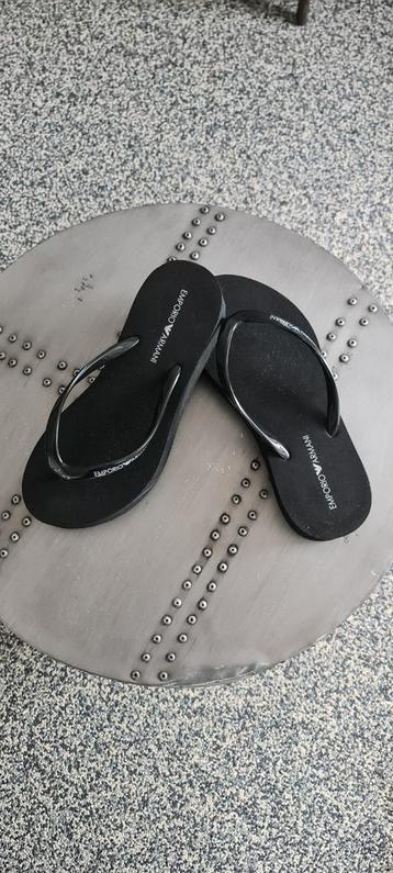 Nieuwe originele slippers Emporio Armani mt 37 zwart