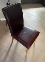 4 Eetkamerstoelen, Huis en Inrichting, Stoelen, Ophalen, Gebruikt, Bruin, Vier