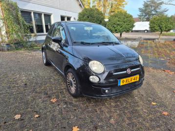 Fiat 500 1.2 2009 Zwart beschikbaar voor biedingen