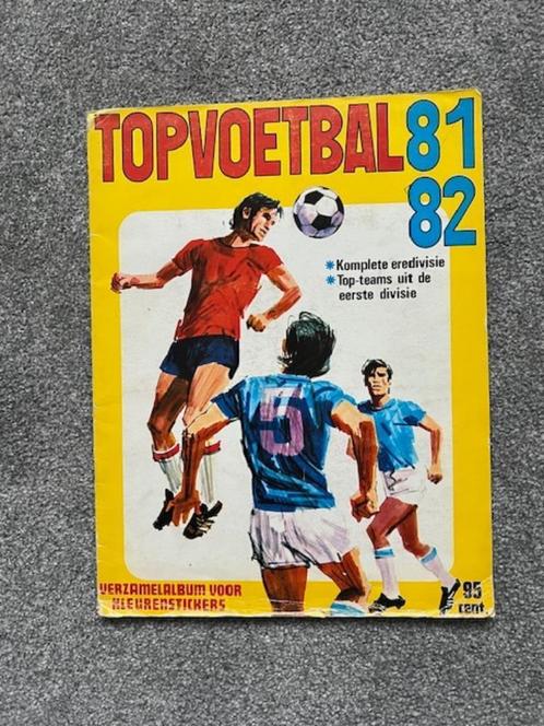 Vanderhout TOP Voetbal 81-82 laatste VDH album leeg 1981-82, Verzamelen, Sportartikelen en Voetbal, Gebruikt, Boek of Tijdschrift