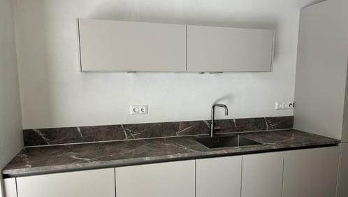 aanrechtblad kookeilandblad koffiehoek blad bruin marmerlook, Huis en Inrichting, Keuken | Keukenelementen, Nieuw, 200 cm of meer