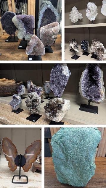 Mineralen en fossielen amethist geode Brazilië  beschikbaar voor biedingen