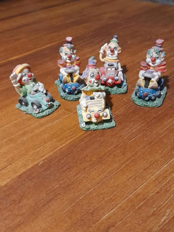 5 Vintage Clown Puntenslijpers in Auto's, Verzamelen, Beelden en Beeldjes, Zo goed als nieuw, Overige typen, Ophalen of Verzenden
