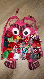 Roze uil rugtas, Ophalen of Verzenden, Zo goed als nieuw, Overige merken, 30 tot 45 cm