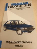 Dikke Peugeot 205 VRAAGBAAK izgst óók de afstelling 1e typen, Auto diversen, Handleidingen en Instructieboekjes, Ophalen of Verzenden