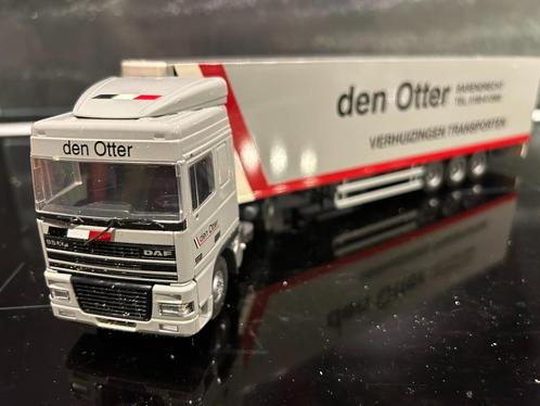 Tekno Daf 95XF spacecab firma den Otter in doos, Hobby en Vrije tijd, Modelauto's | 1:50, Zo goed als nieuw, Bus of Vrachtwagen