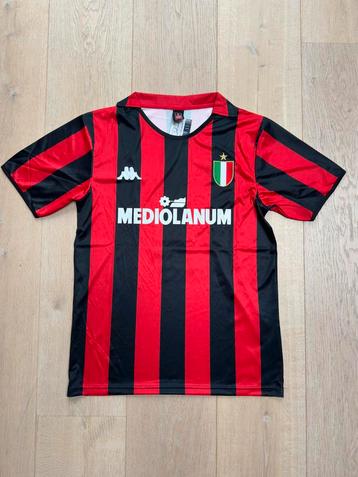 AC Milan Ruud Gullit #10 - 1988/1989 Retro Shirt beschikbaar voor biedingen