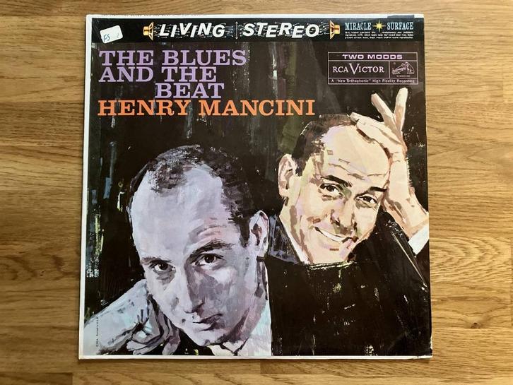 Henry Mancini / The Blues And The Beat, Cd's en Dvd's, Vinyl | Jazz en Blues, Zo goed als nieuw, Blues, 1980 tot heden, 12 inch