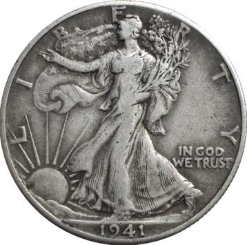 Verenigde Staten 0,5 dollar 1941 (zonder letter, zilver) beschikbaar voor biedingen