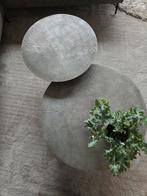 Set Salontafels rond (metaal), Huis en Inrichting, Tafels | Salontafels, Ophalen, 50 tot 100 cm, Rond, 50 tot 100 cm