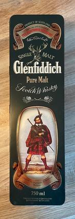 Blik Glenfiddich Scotch Whisky, Ophalen of Verzenden, Gebruikt, Overige, Overige merken