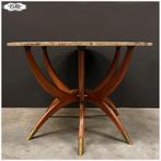 Italiaanse salontafel spiderpoot Marmer Tafel Bijzettafel, Ophalen, Gebruikt, Rond, 50 tot 100 cm