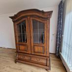 Eiken servieskast, Huis en Inrichting, Kasten | Vitrinekasten, Ophalen, Gebruikt, 50 tot 75 cm, 200 cm of meer