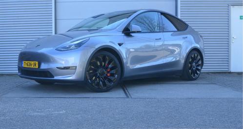 Tesla Model Y 2023 Grijs (performance) (BTW), Auto's, Tesla, Particulier, Model Y, Elektrisch, SUV of Terreinwagen, Automaat, Origineel Nederlands