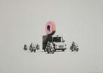 Banksy - Strawberry Donut, Ophalen of Verzenden