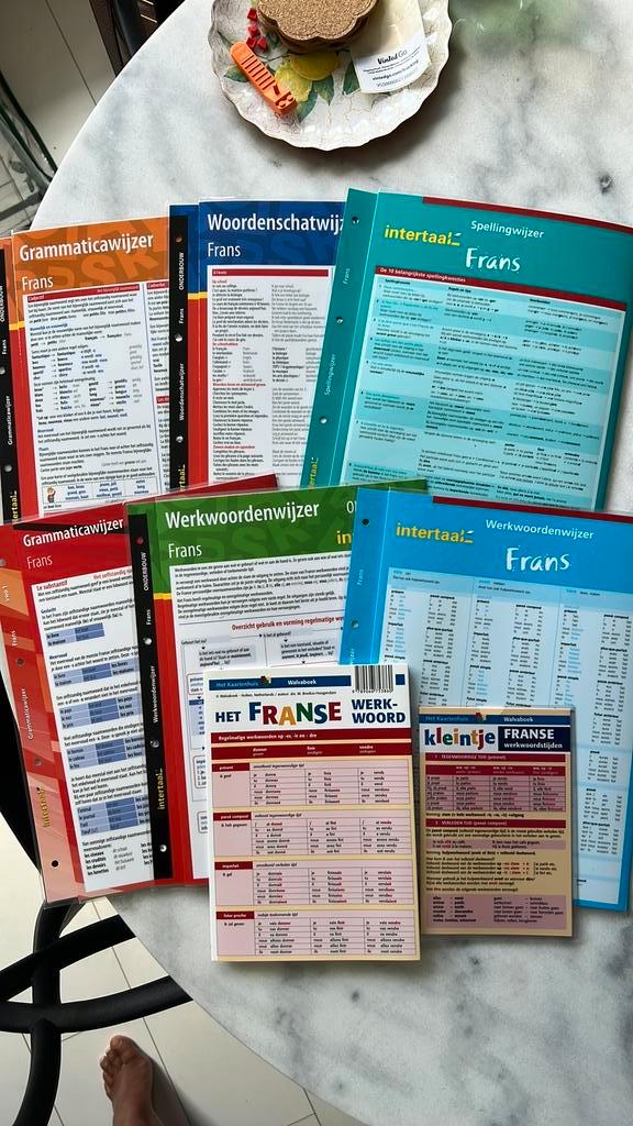Frans - werkwoorden grammatica spelling intertaal walvaboek, Diversen, Schoolbenodigdheden, Zo goed als nieuw, Ophalen of Verzenden