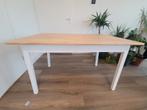 Houten Eettafel - Rechthoekig, Eikenhout, 100 tot 150 cm, Ophalen of Verzenden, Zo goed als nieuw