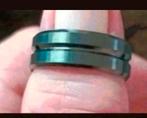 Ringen titanium maat 16-17-18-19-20-21 en 22, Sieraden, Tassen en Uiterlijk, Ringen, Verzenden, Nieuw, Zwart