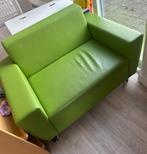 Gratis Groene Bank, Kunststof, Gebruikt, Tweepersoons, 75 tot 100 cm