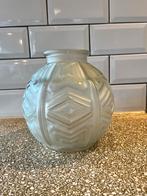 Art deco Franse  vaas 1930, Overige kleuren, Ophalen of Verzenden, Minder dan 50 cm, Glas