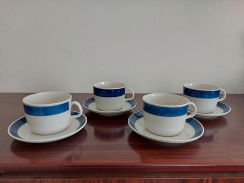 4 vintage Rörstrand Koka kop en schotels Zweden H.Bengtsson, Antiek en Kunst, Antiek | Servies los, Ophalen of Verzenden