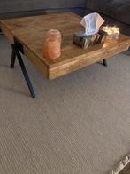 Mango Houten salontafel/eettafel metalen poten en tv meubel, Gebruikt, 100 tot 150 cm, Eikenhout, Ophalen of Verzenden