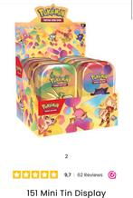 Pokémon 151 Mini Tin Display - Sealed!, Hobby en Vrije tijd, Gezelschapsspellen | Bordspellen, Een of twee spelers, Ophalen of Verzenden