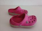 Fel roze Crocs 'crocband' maat 23 (C6-7), Kinderen en Baby's, Kinderkleding | Schoenen en Sokken, Meisje, Gebruikt, Ophalen of Verzenden