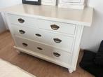 Brocante Dressoir - Wit/Roze - Originele Handvatten, Huis en Inrichting, Kasten | Dressoirs, Ophalen, Gebruikt, 100 tot 150 cm