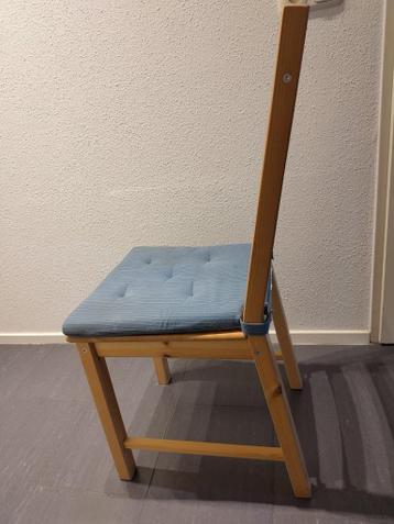Ivar Ikea eettafelstoel hout - afbeelding 3