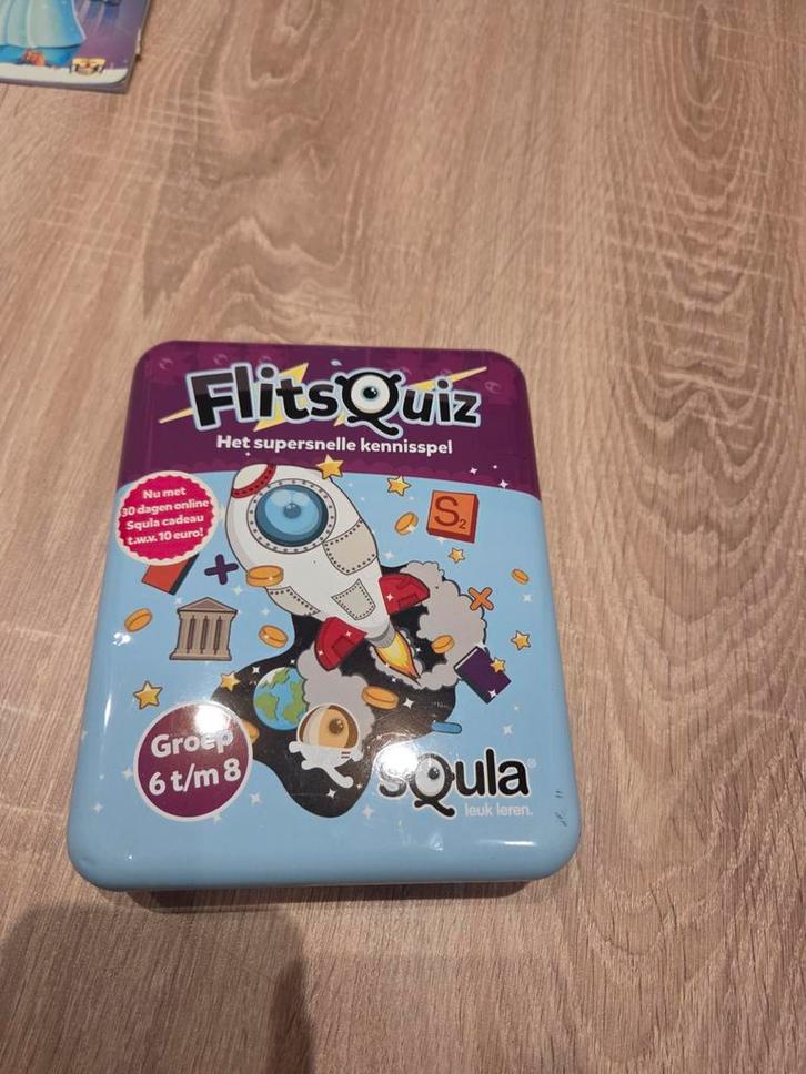 Sinterklaas tip, Squla flits quiz spel groep 6 t/m 8, Hobby en Vrije tijd, Gezelschapsspellen | Kaartspellen, Ophalen of Verzenden