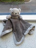 Knuffeldoek koala koalabeer merk Natalis grijs velours, Ophalen of Verzenden, Zo goed als nieuw, Beer