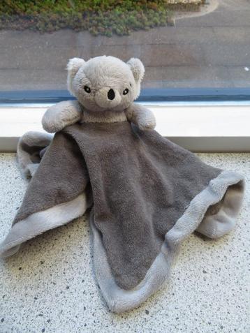 Knuffeldoek koala koalabeer merk Natalis grijs velours beschikbaar voor biedingen