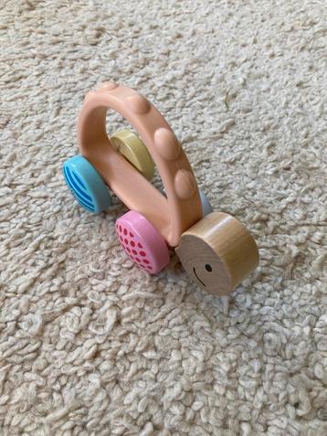 Hape - houten / rubber turbo Schildpad  beschikbaar voor biedingen