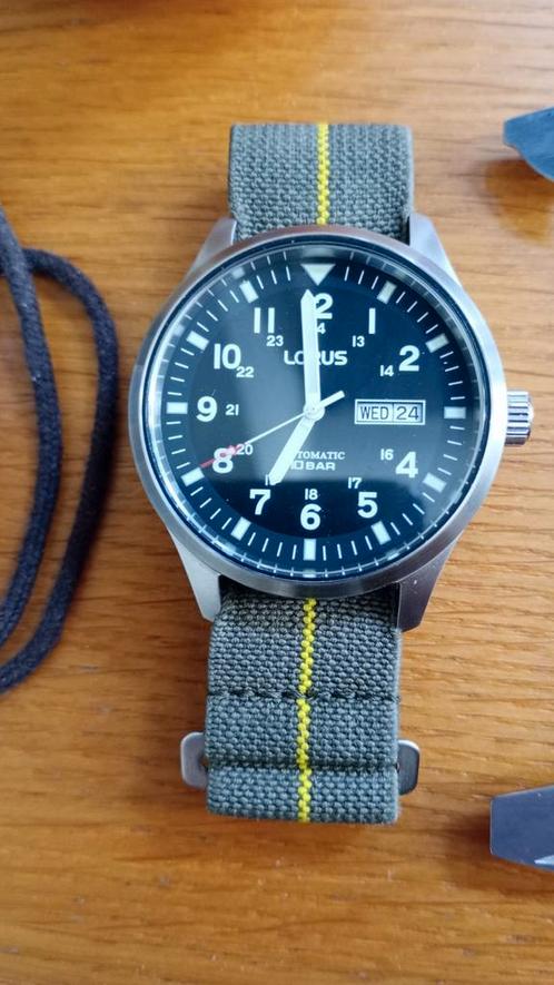 Lorus RL403BX9 automaat 42x12mm horloge watch uurwerk, Sieraden, Tassen en Uiterlijk, Horloges | Heren, Zo goed als nieuw, Seiko