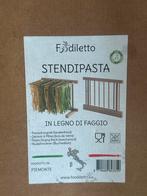 Foodiletto Pastadroogrek - Beukenhout - Nieuw, Ophalen of Verzenden, Nieuw