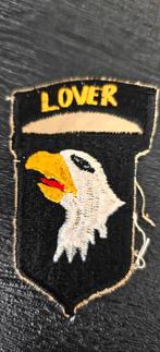 Mouwembleem 101st Airborne Division Lover, Ophalen of Verzenden, Landmacht, Amerika, Embleem of Badge