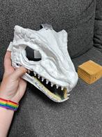 Witte fursuit dinomask head base rat, Ophalen of Verzenden, Zo goed als nieuw
