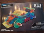 Laserpegs 8-in-1 Race-auto (lijkt op lego), Ophalen, Gebruikt, Overige merken