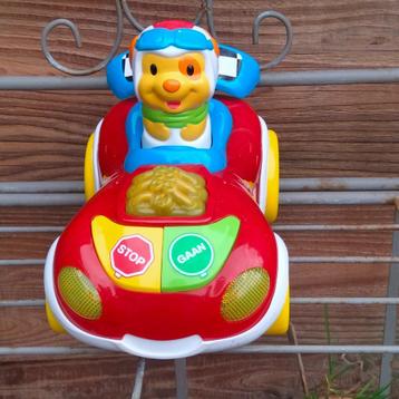 Vtech Rapid Racer auto met geluiden en beer als chauffeur