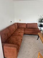 Hoekbank cognac kleur, Huis en Inrichting, Banken | Complete zithoeken, Ophalen of Verzenden, Zo goed als nieuw