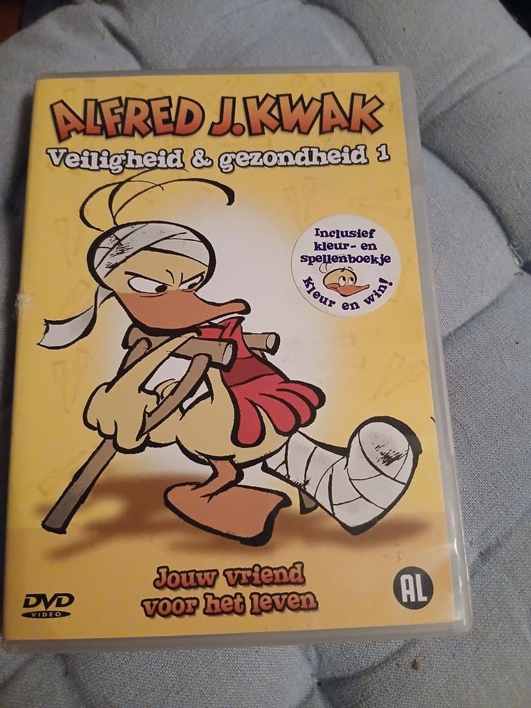 Alfred J. Kwak - Veiligheid & Gezondheid 1 DVD, Alle leeftijden, Ophalen of Verzenden, Zo goed als nieuw, Educatief