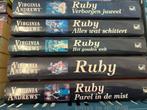 Virginia Andrews complete serie RUBY - 5 thrillers, Virginia Andrews, Ophalen of Verzenden, Zo goed als nieuw, Nederland
