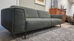 Mosgroene stoffen 3 zits design bank direct beschikbaar!!!, Huis en Inrichting, Modern design, industriël design, Driepersoons